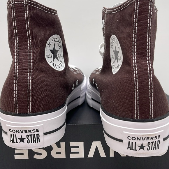 Converse Men’s CTAS LIFT HI
DARK ROOT/WHITE/BLACK A09990C Platforms Sneakers - Picture 14 of 16